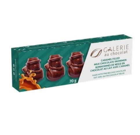 Galerie Au Chocolat Artisan MK Choc& Caramel Snowmen, 16 x 70g