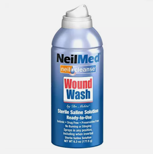 Neilmed Neilcleanse Salin Wound Sp, 177ml