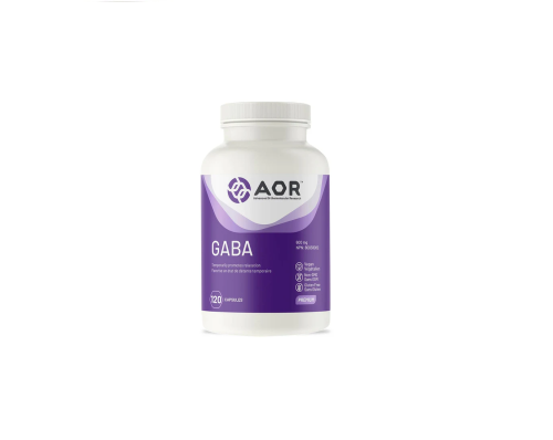 AOR GABA, 600mg, 120 Vegi-Capsules
