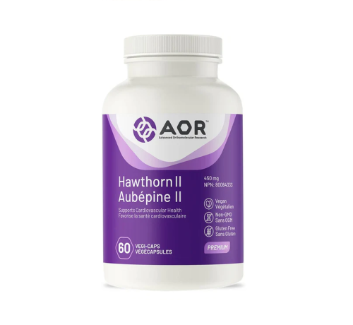 AOR Hawthorn II, 450mg, 60 Vegi-Capsules