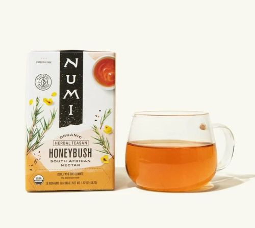 Numi Teas Org Honeybush Herbal Tea, 18ct