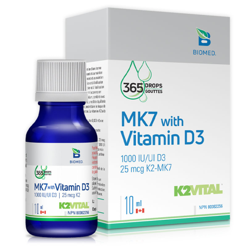 Biomed MK7 with D3 Drops, 10 ml