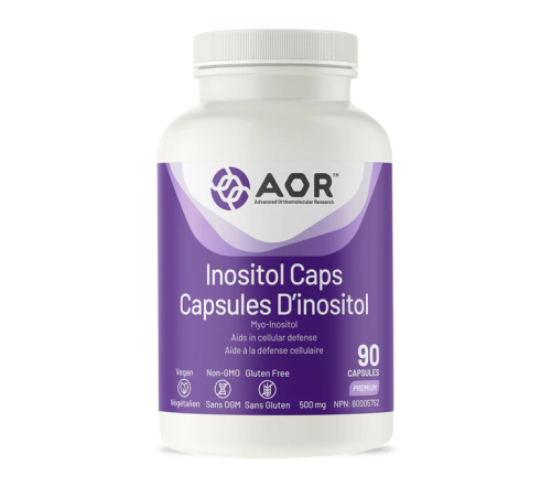 AOR Inositol, 500mg, 90 Vegi-Capsule