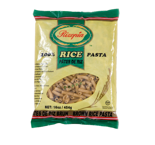 Rizopia Brown Rice Penne, 454g