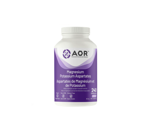 AOR Magnesium Potassium Aspartates, 240 Vegetable Capsules