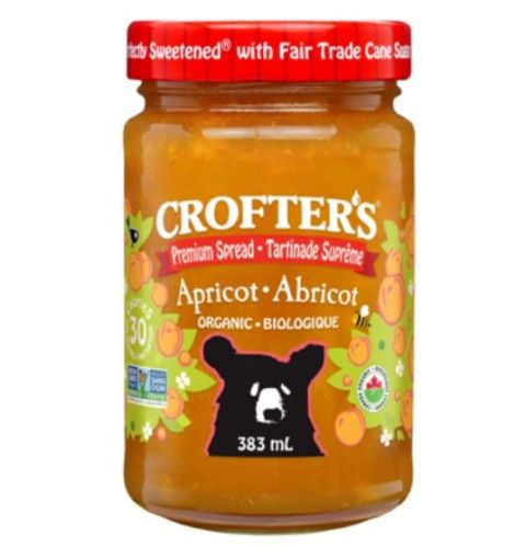 Crofter's Organic Apricot Spread, 383mL