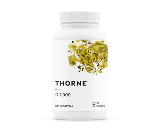 Thorne Vitamin D-1,000, 90 Capsules
