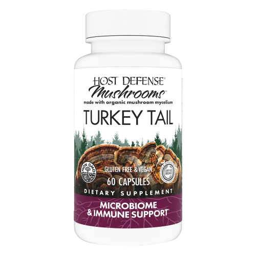 Host Defense Turkey Tail (Trametes Versicolor) Capsules, 60 caps