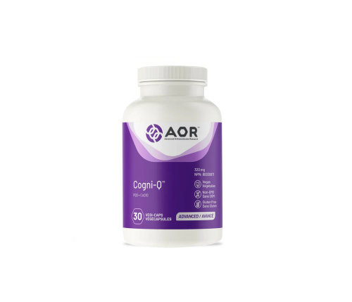 AOR Cogni-Q (PQQ + CoQ10), 320mg, 30 Vegetable Capsules