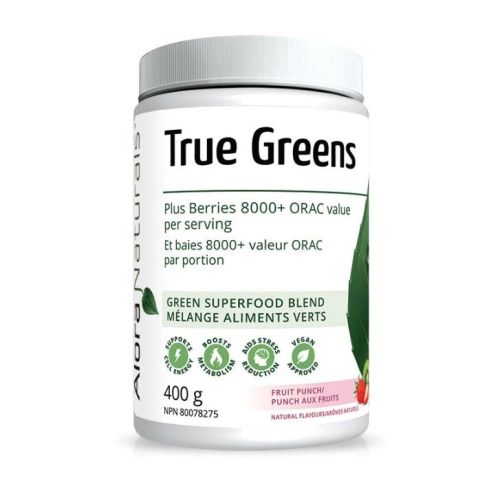 Alora Naturals True Greens Raspberry Lemonade, 400g