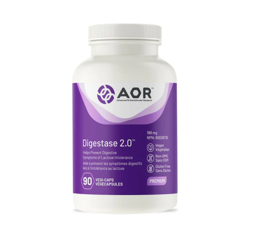 AOR Digestase 2.0, 188mg, 90 Vegi-Capsules