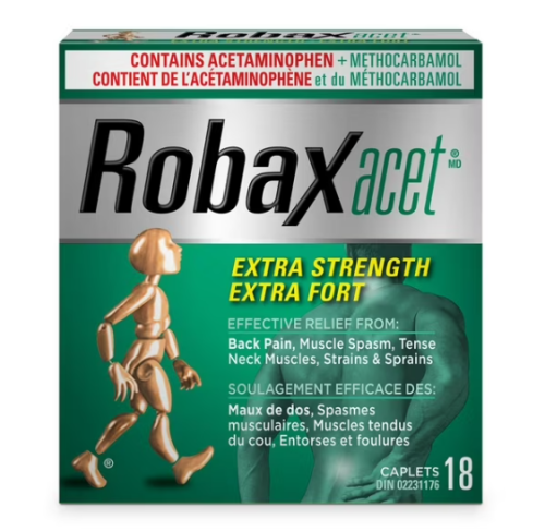 Robaxacet 8 Cplt 400mg 18