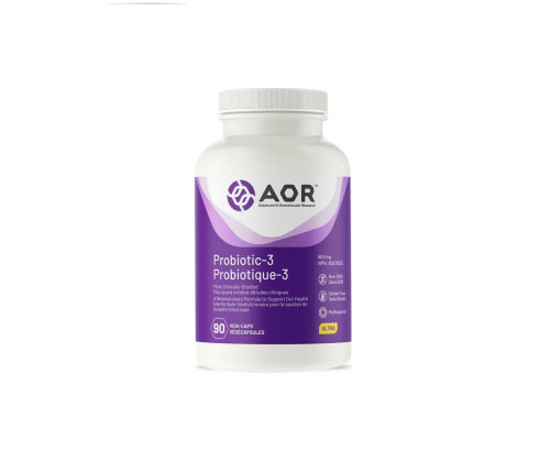 AOR Probiotic-3, 90 Vegi-Capsules