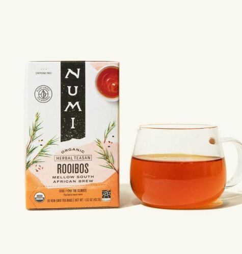 Numi Teas Org Rooibos Herbal Tea, 18ct