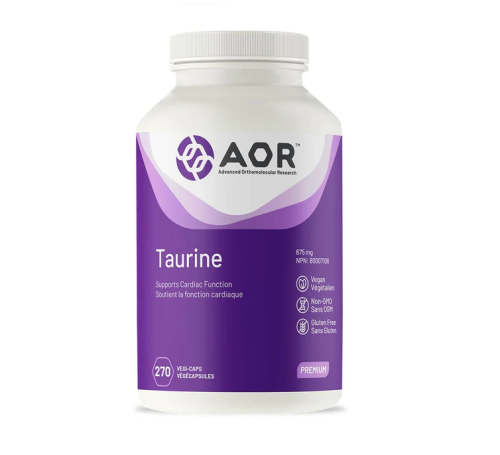 AOR Taurine, 675mg, 270 Vegi-Capsules