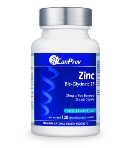 Canprev Zinc Bis·Glycinate 25, 120 v-caps