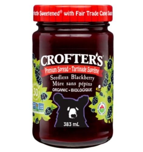 Crofter's Organic Blackberry Spread, 383mL