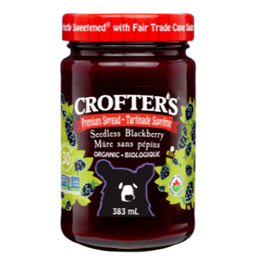 Crofter's Organic Blackberry Spread, 383mL