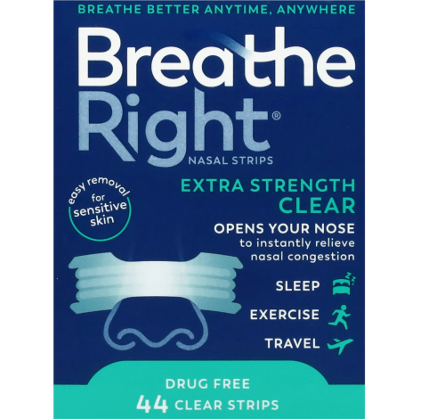 Breathe Right Extra Strength Clear, 44