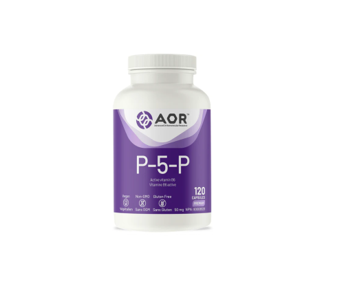 AOR P-5-P, 50mg, 120 Vegi-Capsules