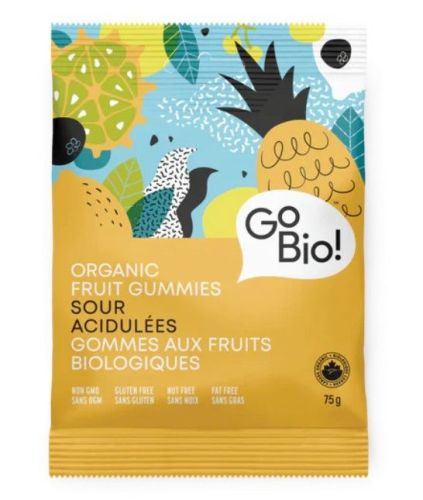 Gobio Organic Sour Gummies, 75g*10