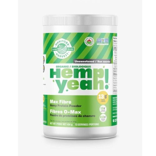 Manitoba Harvest Hemp Yeah Max Fibre Organic Unsweetened, 454g