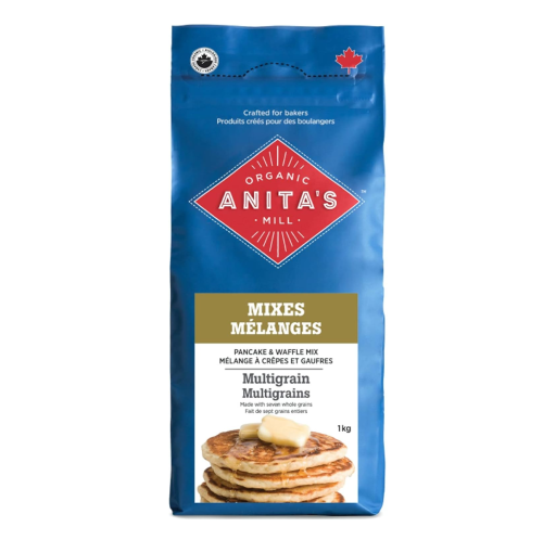 Anita's Organic Pancake & Waffle Mix, Multigrain, Organic, 1kg