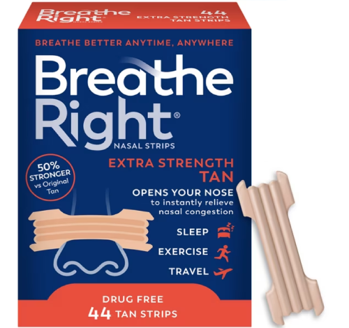 Breathe Right Extra Strength Tan, 44