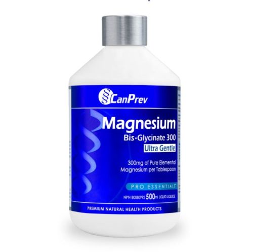 CanPrev Magnesium Bis·Glycinate 300 Ultra Gentle - Liquid, 500 ml