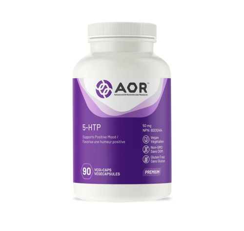AOR 5-HTP, 50mg, 90 Vegi-Capsules