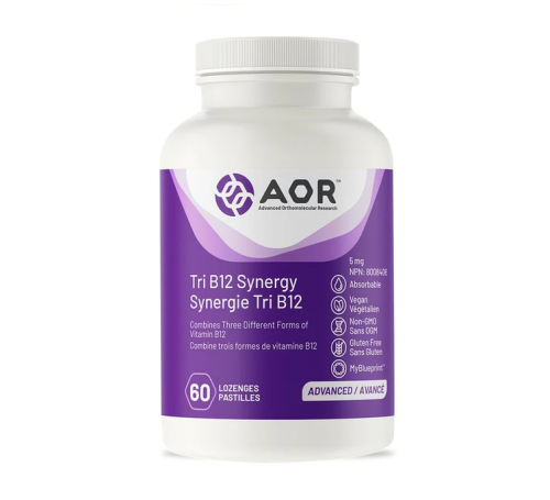 AOR Tri B12 Synergy, 60 Lozenges