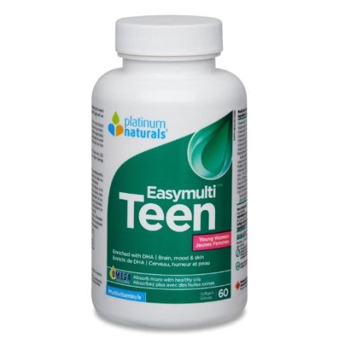 Platinum Natural Easymulti Teen for Young Women, Softgels - 60