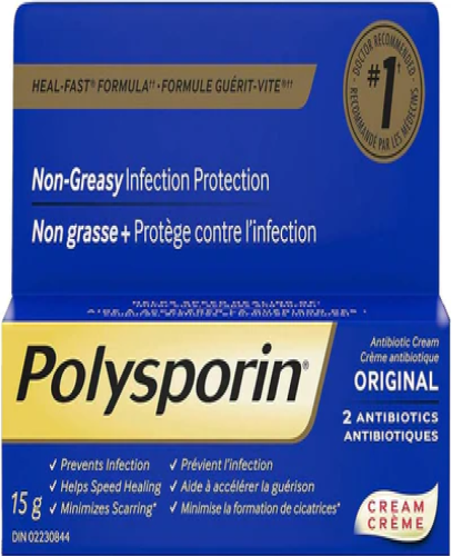 Polysporin Antibiotic Cream, 15g
