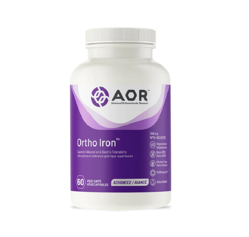 AOR Ortho Iron, 358mg, 60 Vegi-Capsules