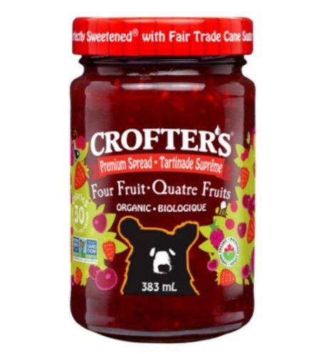 Crofter's Organic 4 Fruit Spread, 383mL