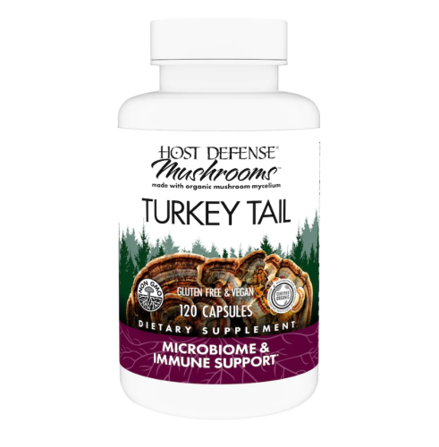 Host Defense Turkey Tail (Trametes Versicolor) Capsules, 120 caps