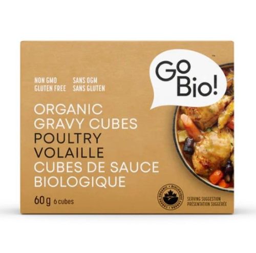 Gobio Organic Poultry Gravy Cubes, 60g