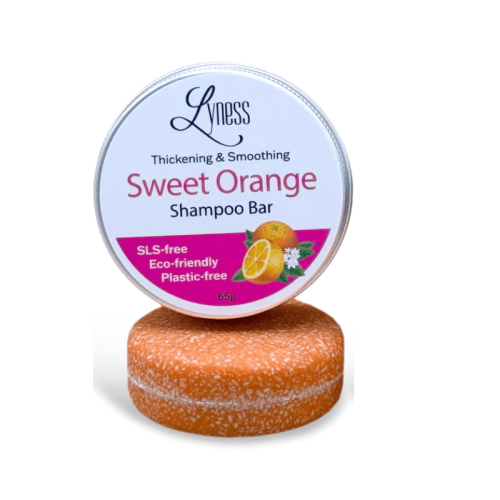 Lyness Beauty Sweet Orange Shampoo Bar, 65g