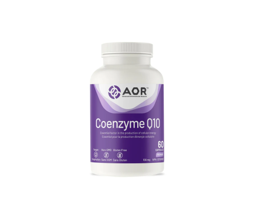 AOR Coenzyme Q10 100mg, 60 Vegi-Capsules