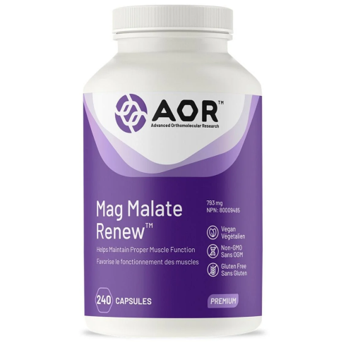 AOR Magnesium Malate Renew 793mg, 240 Capsules