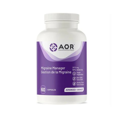 AOR Migraine Manager, 60 Capsules