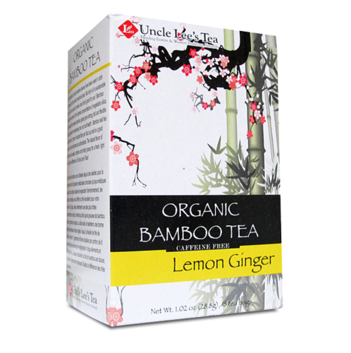 Uncle Lee's Tea Org Bamboo Lemon Ginger Tea, 18bg