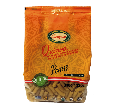 Rizopia Org Quinoa Brown Rice Penne, 340g