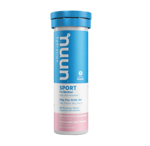 Nuun Sport - Strawberry Lemonade, 8 x 52g