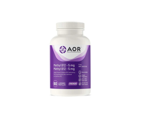 AOR Methyl B12, 5mg , 60 Lozenges