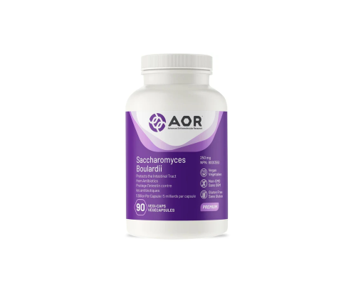 AOR Saccharomyces Boulardii 250mg, 90 Vegi-Capsules