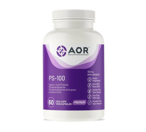 AOR PS-100 Phosphatidylserine 100mg, 120 Capsules