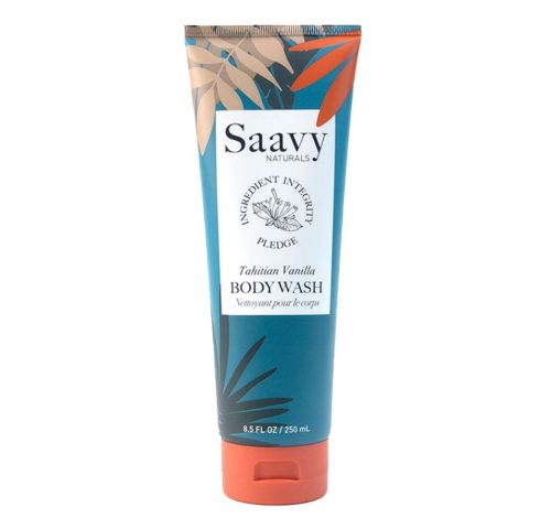 Saavy Naturals Tahitian Vanilla Body Wash, 250mL