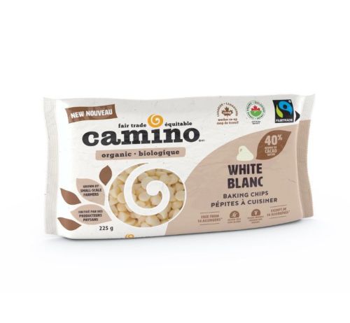 Camino Organic White Baking Chips, 225g