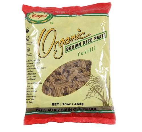 Rizopia Org Brown Rice Fusilli, 454g